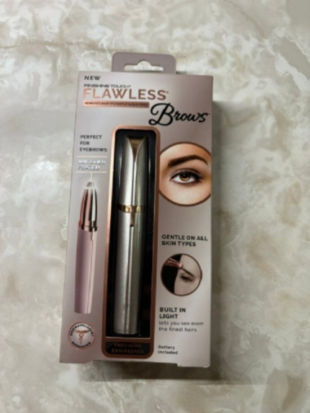 Finishing Touch Flawless Brows Eyebrow Hair Remover for Women, Electric Eyebrow